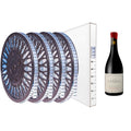 Pack 4 rouleaux de masses d'équilibrage + 1 bouteille de vin Nicolas