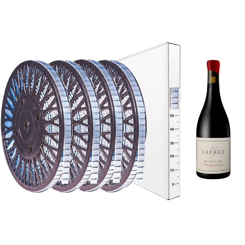 Pack 4 rouleaux de masses d'équilibrage + 1 bouteille de vin Nicolas