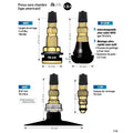 Valves sans chambre (type americain)