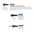 Valves d'entretien pour valves à capteur de pression d'origine (1 pièce)