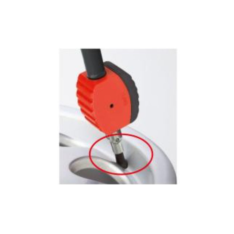 Levier tire valve avec appui caoutchouc