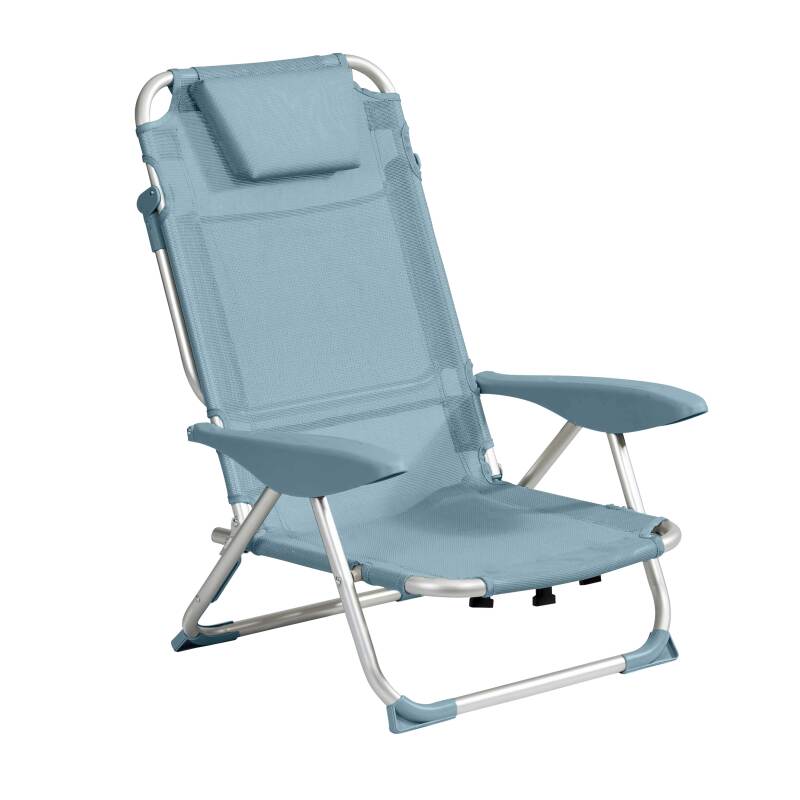 Chaise de plage ou piscine pliante inclinable 4 positions (plusieurs coloris)