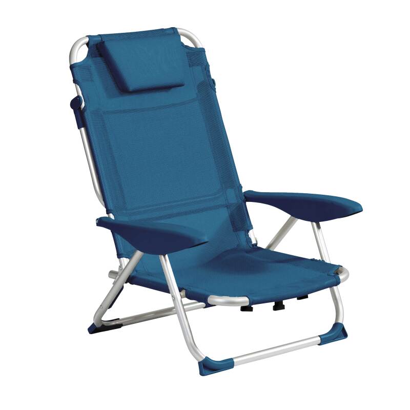 Chaise de plage ou piscine pliante inclinable 4 positions (plusieurs coloris)