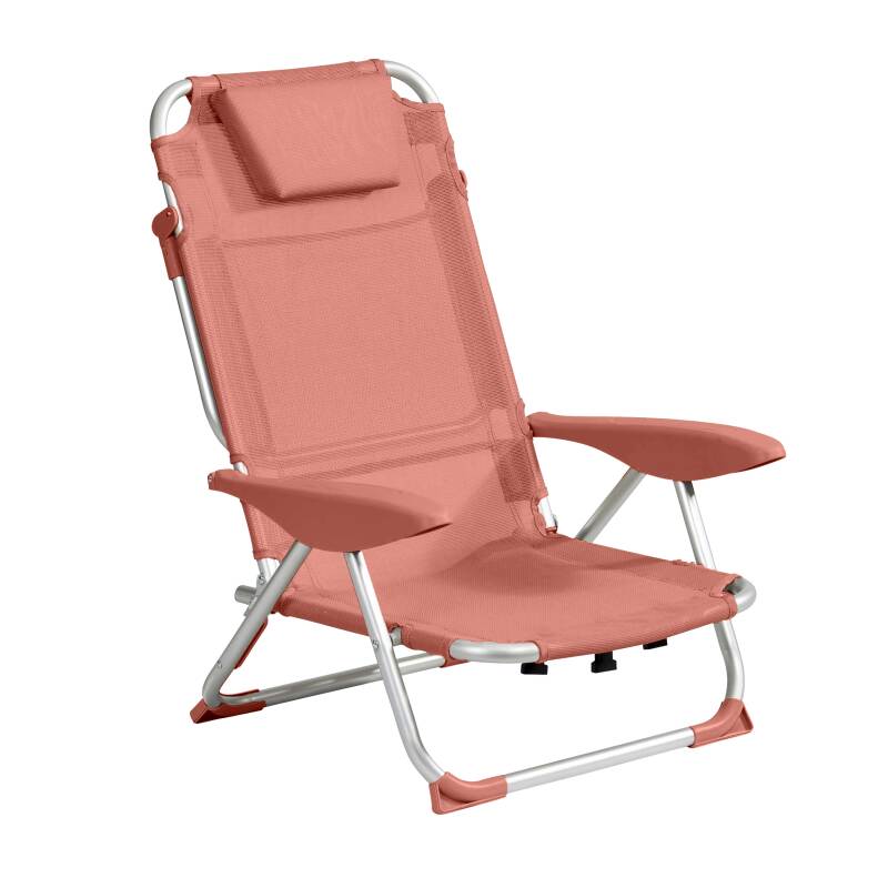 Chaise de plage ou piscine pliante inclinable 4 positions (plusieurs coloris)