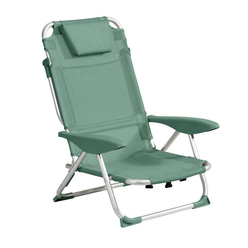 Chaise de plage ou piscine pliante inclinable 4 positions (plusieurs coloris)